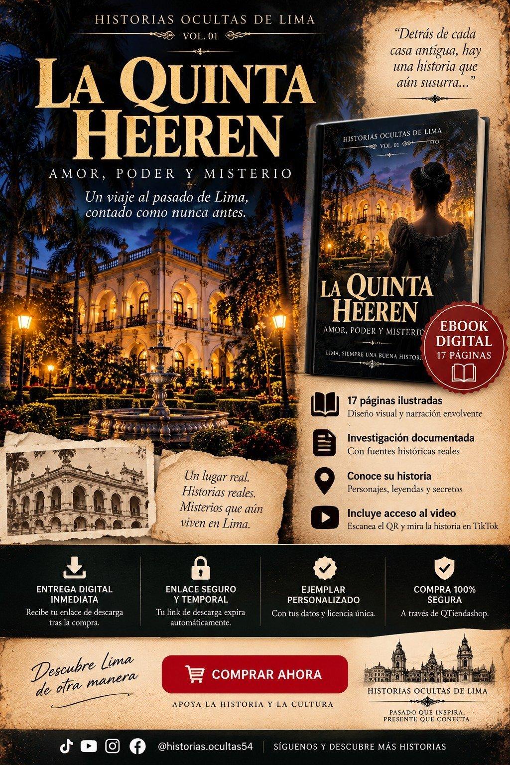 La Quinta Heeren — Ebook Digital | Historias Ocultas de Lima Vol. 01
