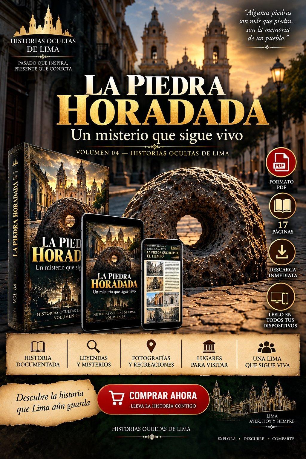 Piedra Horadada — Ebook Digital | Historias Ocultas de Lima Vol. 04